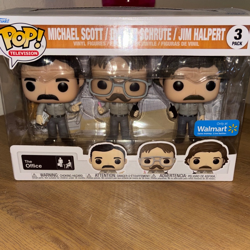 Funko pop the office 3 pack - in box - very good condition! Walmart exclusive